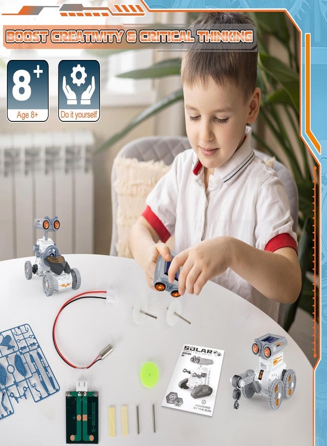 Lovinkiki STEM Solar Robot Building Kit, 14-in-1 Education Building Toys for Kids 8-12, DIY Two Acitvited Mode Educational Science Kits Birthday Gifts for 8 9 10 11 12 13 Years Old Boys Girls Teens - Image 2